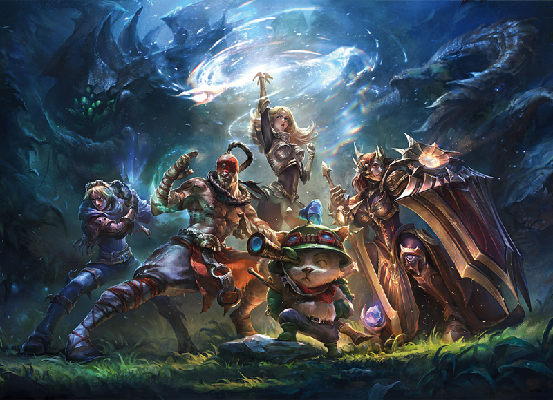 Illustration for article titled League Of Legends' Free "Art Book" Is Incredible